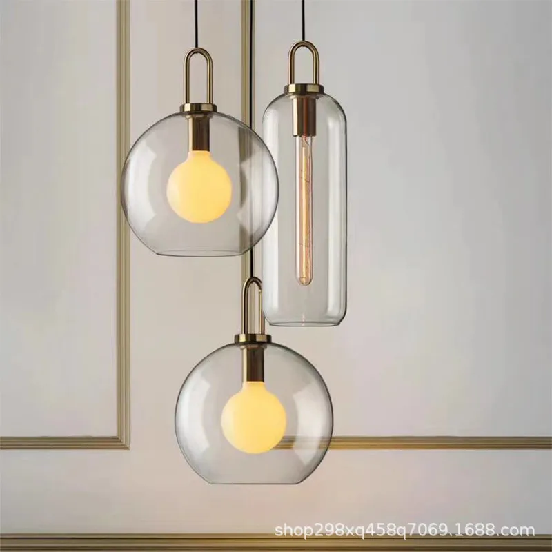 Скандинавский светильник подвесной на подтяжках Дерево гостиная украшение дома