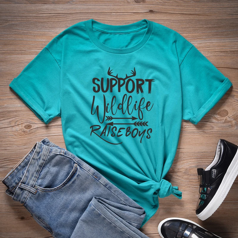 ONSEME милые футболки с рисунком оленя и оленьих рогов футболка поддержкой дикой