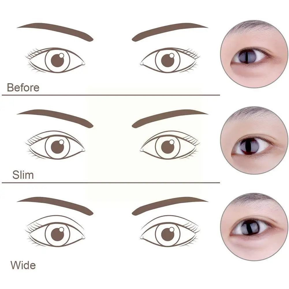 

100 Strips Anti-Aging Eyelid Tape Instant Double Eyelid Upper Tapes For Face Eyes Cosmetics Women Anti-Aging Makeup Tools D1D3