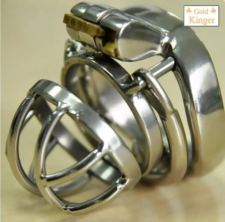 Новейшая Спящая конструкция с замком Маленькая мужская клетка для пениса из