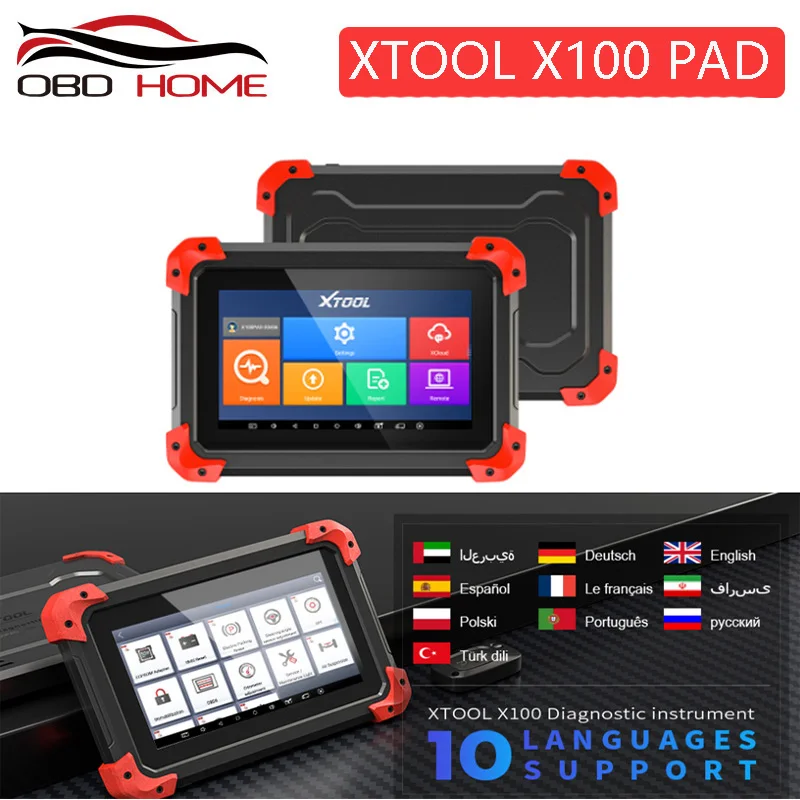 XTOOL X100 PAD X100 PRO Профессиональный ключевой программатор OBD2 диагностический сканер автомобильный считыватель кодов многоязычный с EEPORM