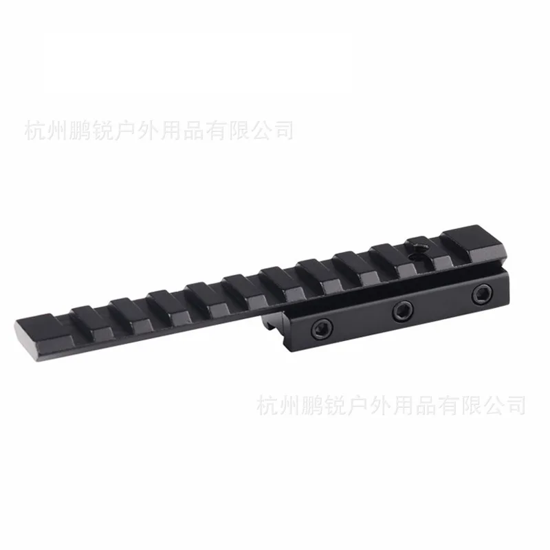 

Extension Rail Mount Rail Adapter 11MM Dovetail to 20MM Weaver Picatinny Converter Low Profile 0.5inch 11 Slots 125mm 4.92inch