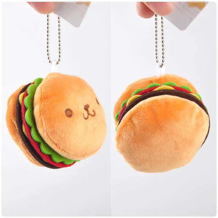 Плюшевая подвеска в виде картофеля фри игрушечная кукла раскладной брелок