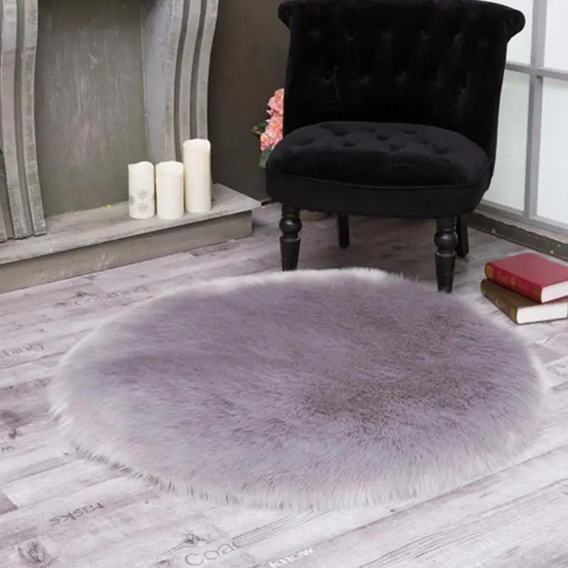 Мягкий коврик для стула из искусственной овечьей шерсти 50/35/40 см | Дом и сад