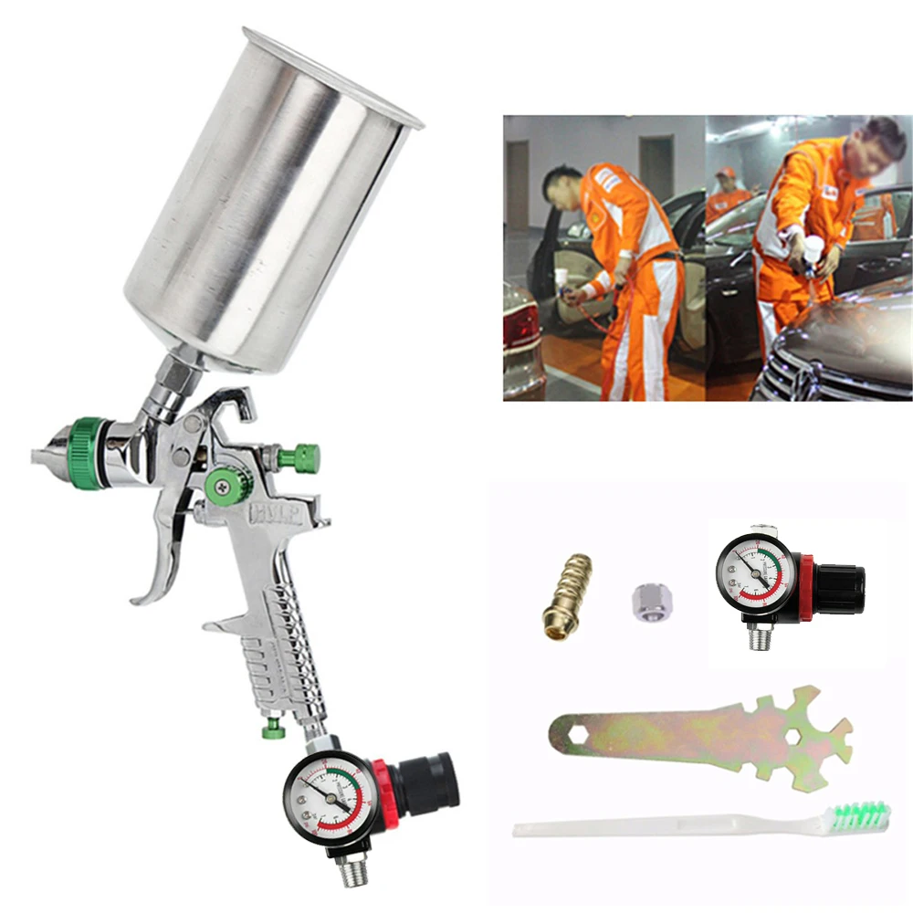 

Spray Gun 2.5MM Nozzle HVLP Feed Power Tools Mini Spray Air Paint AirBrush For Painting Car Air Brush Spray Gun Sprayer