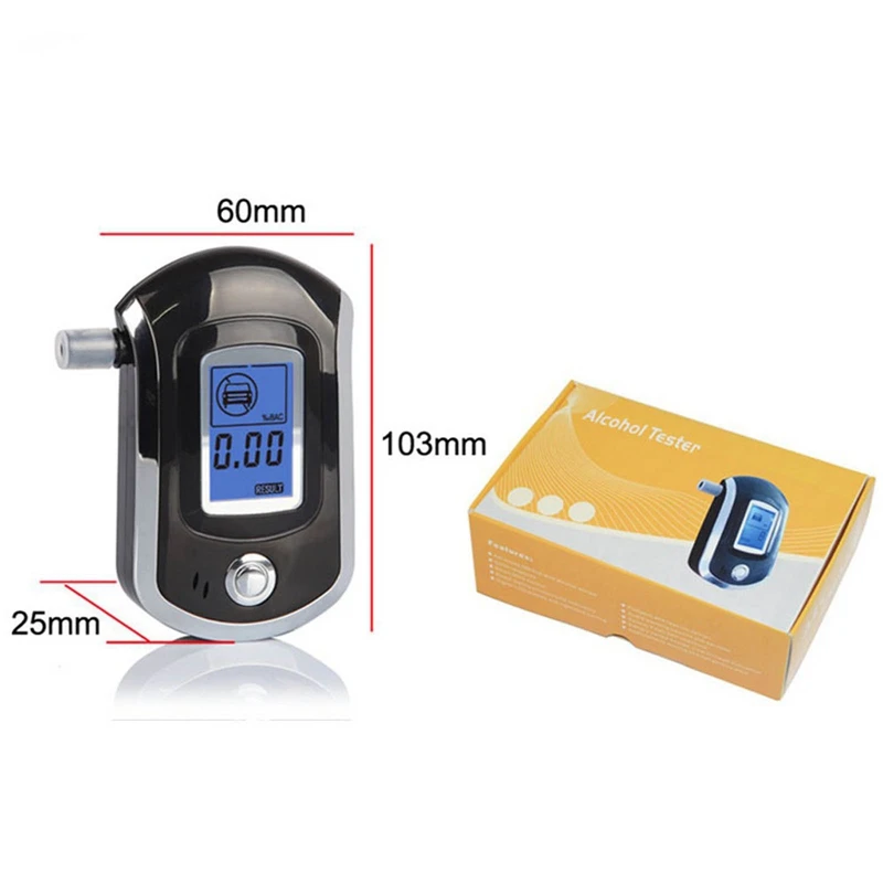 

AT6000 Portable Blow Alcohol Tester 2 Styles 2021 New 1pc Car Supplies Practical And Convenient