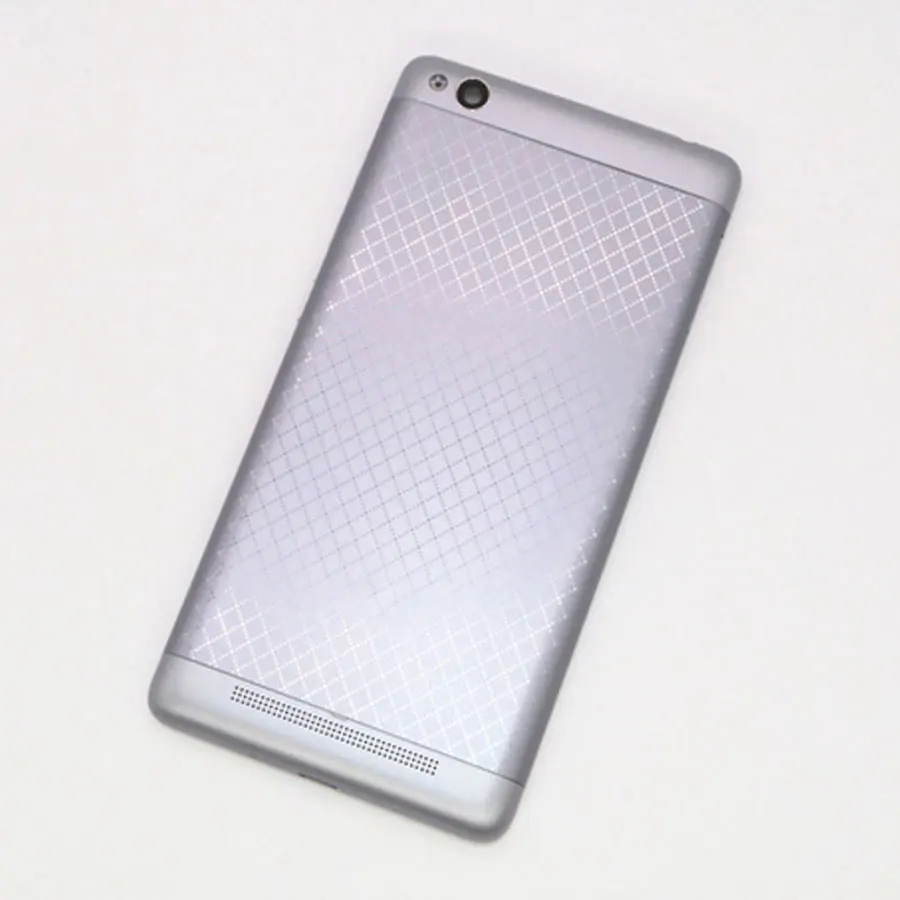 3 Gray Крышка батарейного отсека для Xiaomi Redmi 3 3s 3 pro Prime 5'0 дюймов задняя крышка батарейного отсека Корпус Крышка+ Кнопка громкости запасные части - Цвет: 3 Gray