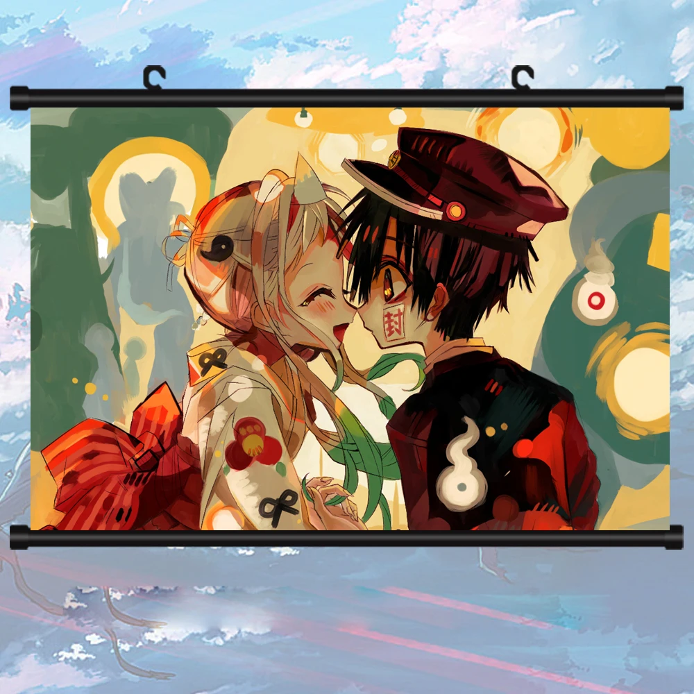 

Постер японского аниме «унитаз» Ханако-Куу Минамото, настенный свиток для косплея манги, HD висячий постер, домашний декор, искусство, 40*60 см