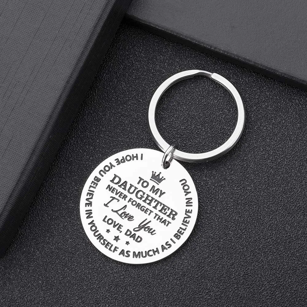 Вдохновляющие подарки брелок на день рождения дочери рождественский подарок