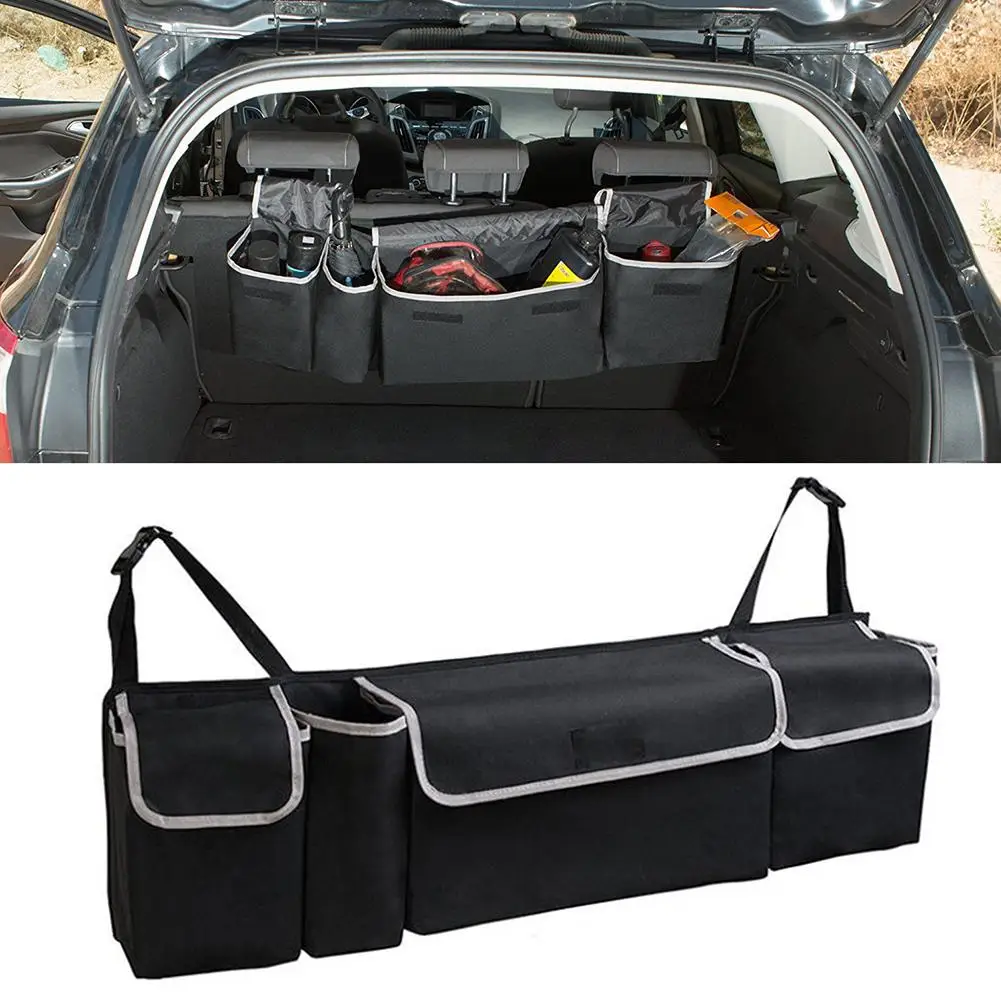 

Car Trunk Backseat Storage Bag Large Capacity Multi-use Oxford Cloth Organizer