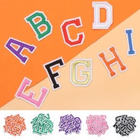 26pcs sewing accessories hat badge embroidery mixed clothing stickers alphabet patch garment applique letters patches