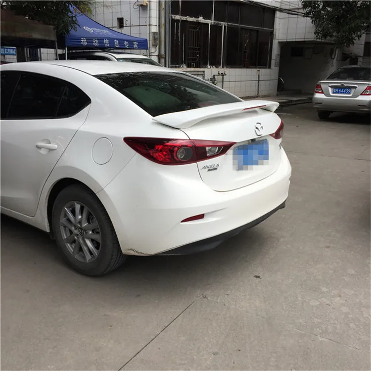 Спойлер для Mazda 3 2014 2019 AXELA спортивный ABS Материал заднее крыло автомобиля праймер