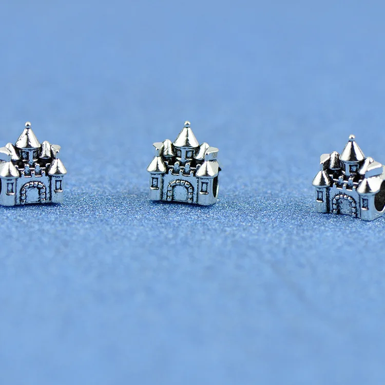 Подходит для оригинальных браслетов Pandora, аксессуары для браслетов с героями мультфильмов, Аладдин, дворец, дисни, аграба, замок, бусины, сделай сам, Европа, для женщин, браслеты, подарок
