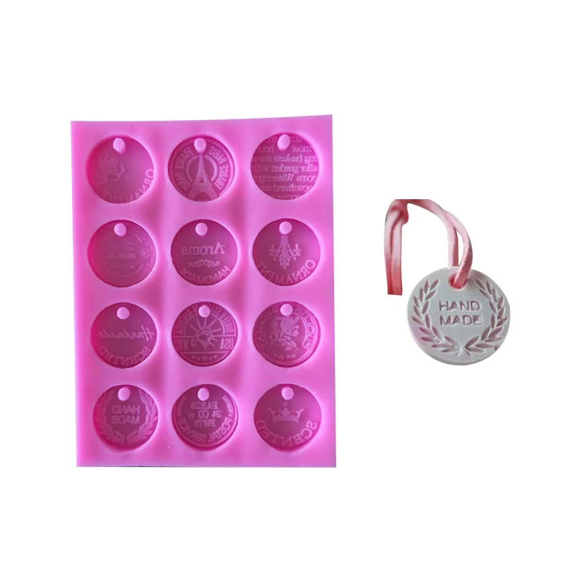 DIY гипс литейная форма для кулона круглый классический монета Форма пластилин