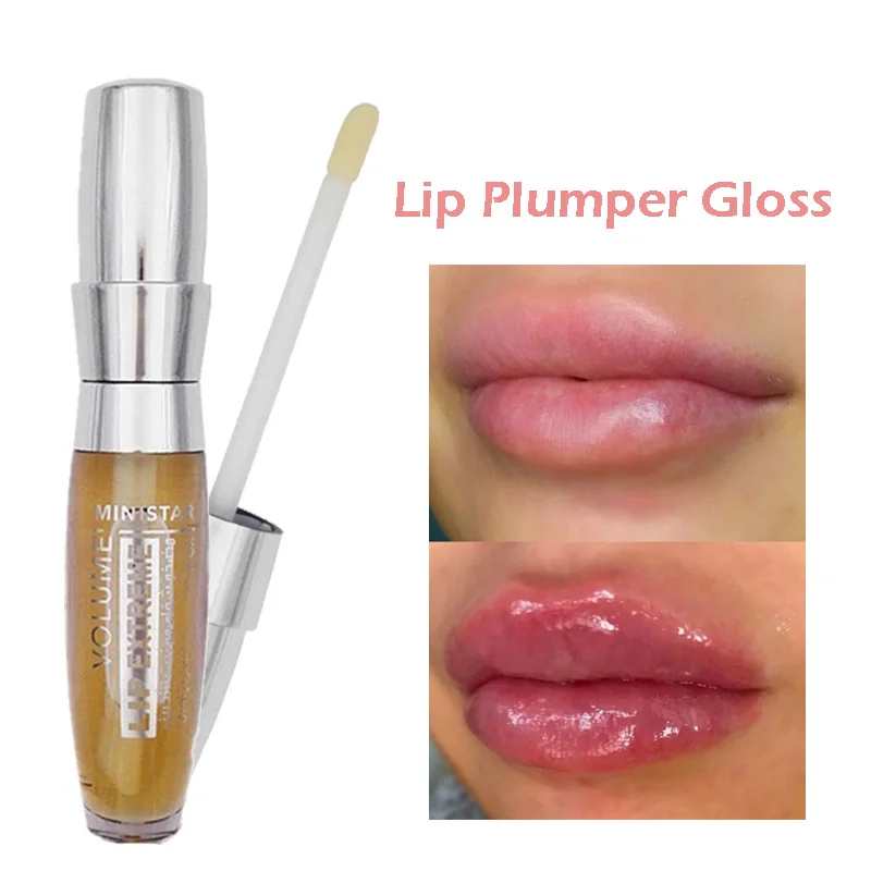 Transparent Lip Plumper Gloss Moisturizing Reduce Fine Lines Care Lip Oil 3D Sexy Lips Plumping Essence Makeup Cosmetics