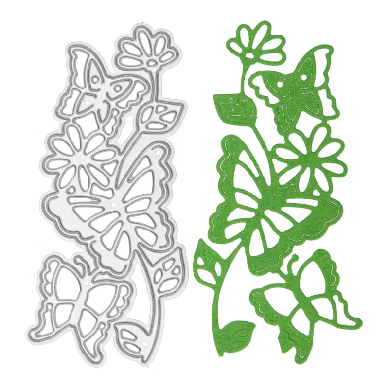 

Butterfly Metal Cutting Dies Girl Cut Die Mold Stamp Decoration Scrapbook Paper Craft Knife Mould Blade Punch Stencils Dies DIY