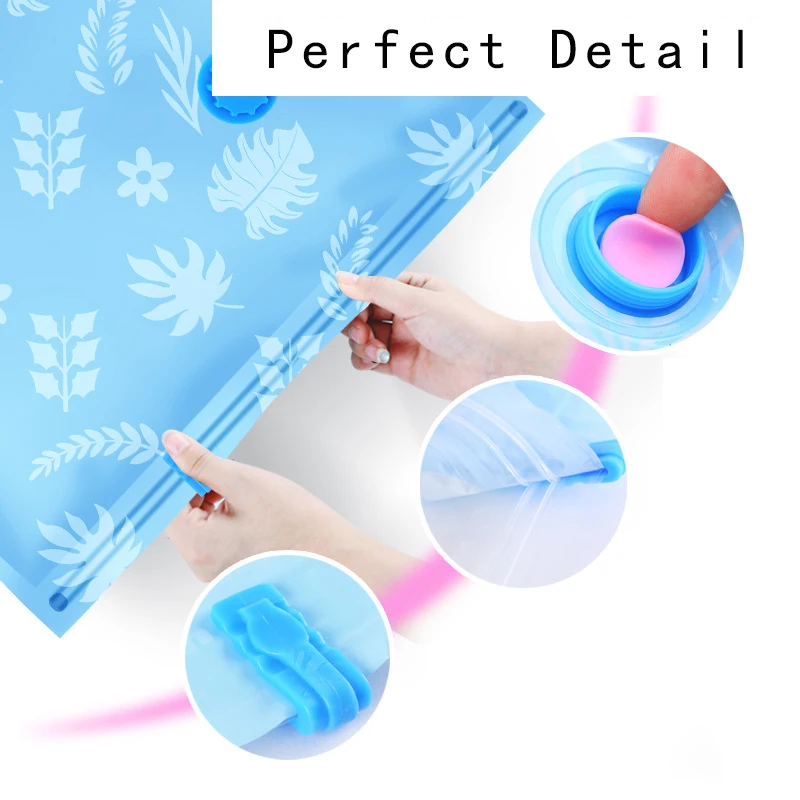 

Vacuum bag for clothes Closet Organizer Clothing Storage Bag Home Organizer Wardrobe Foldable Compressed Hanging Saving Space