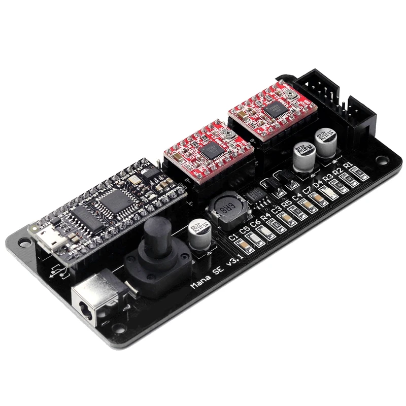 New Eleksmana Se Xy 2 Axis Stepper Motor Driver Controller Board Control Panel For Diy Engraver |