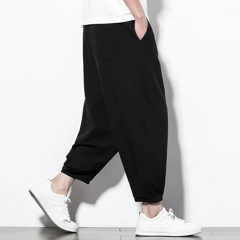 2019 Летние повседневные свободные штаны с широкими штанинами прямые спортивные