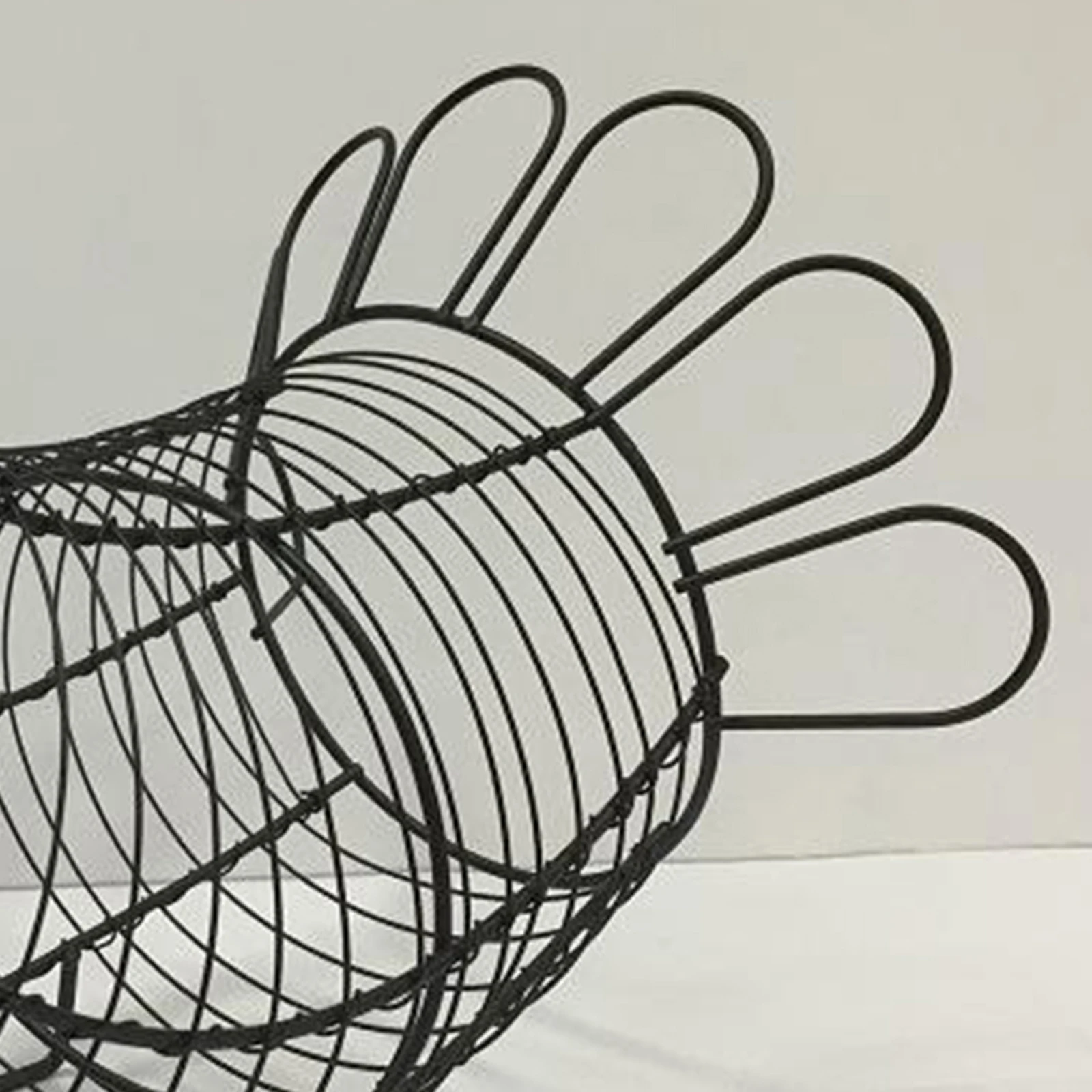 

Metal Egg Cabinet Cupboard Holder Egg Storage Basket Home Kitchen Rack Stand