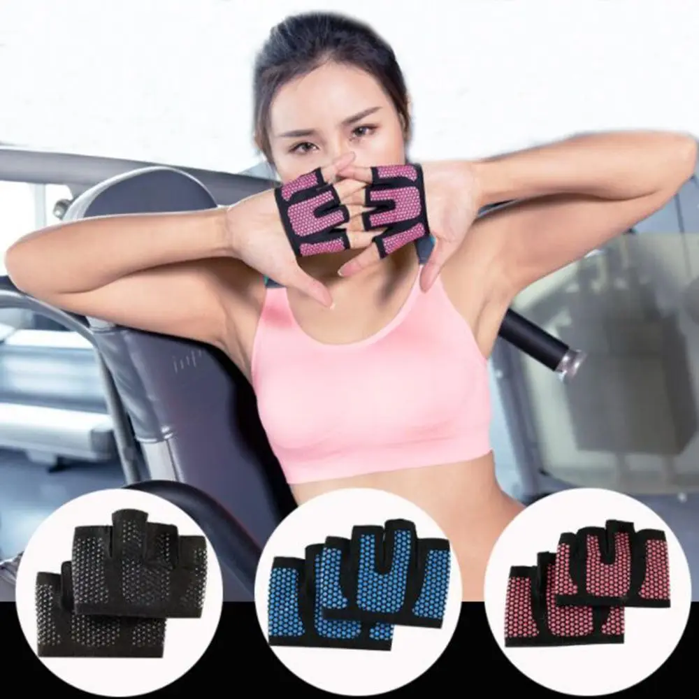 1 пара Перчатки для фитнеса в тренажерном зале Женские кроссфита тренировки