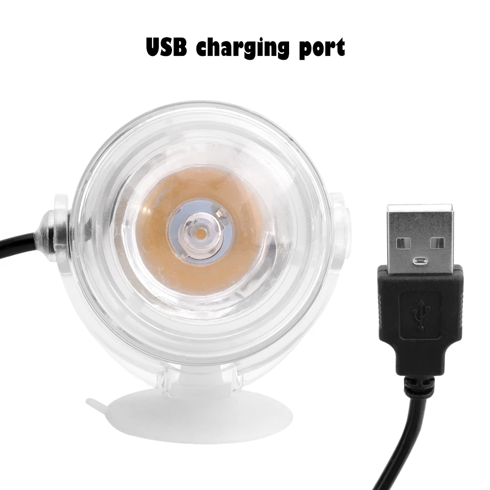 DC 5 В USB светодиодный погружной светильник для аквариума IP65 Водонепроницаемый подводный светильник для аквариума Красочный Светодиодный светильник для рифов точечный светильник