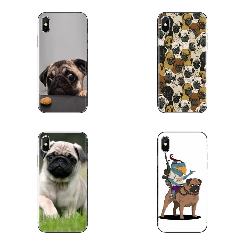 Силиконовый чехол для телефона Xiaomi Redmi 4A S2 Note 3 3S 4 4X5 Plus 6 7 6A Pro Pocophone F1 Westie Pug Dog Puppy animal
