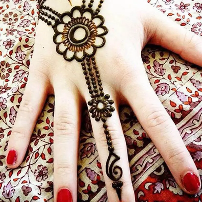 Индийская Хна тату паста конус водонепроницаемый Mehndi временная краска для тела