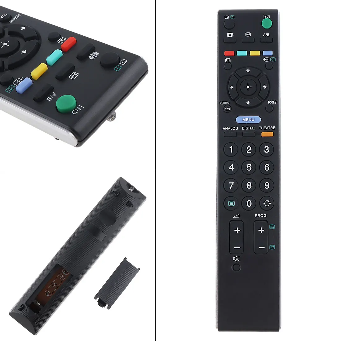 

1 Pc Universal Black ABS IR Replacement TV Remote Control with 8M Long Transmission Distance Fit for Sony RM-ED009 Smart TV
