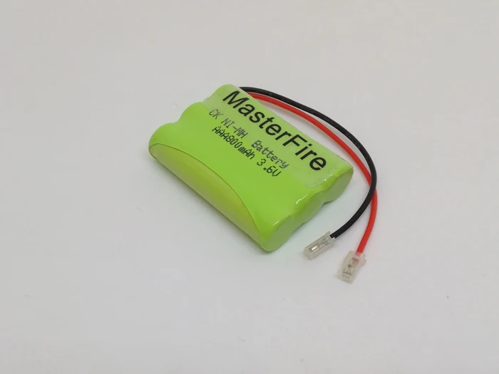 masterfire 10packlot new ni mh aaa 3 6v 800mah nimh rechargeable battery pack with plugs for cordless phone batteries free global shipping