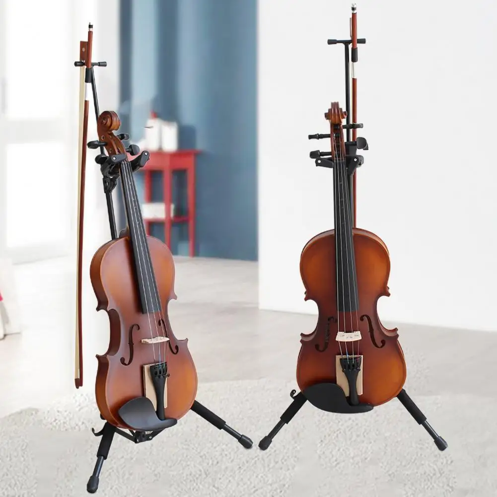 

Useful Violin Gravity Self-locking Vertical Bracket Reliable Fiddle Self-locking Stand Professional for Musical Display