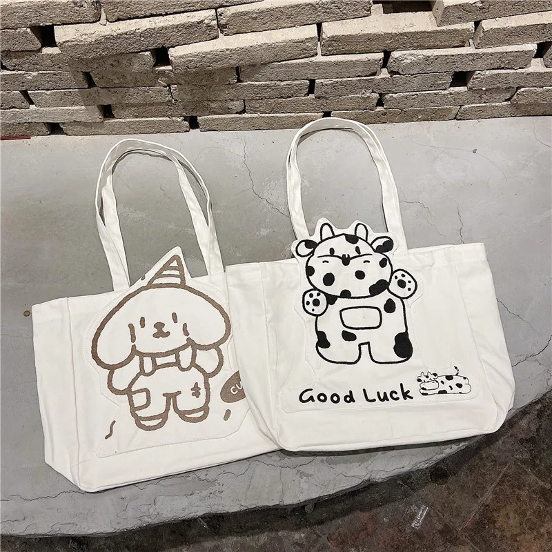 

Женские туфли большого Ёмкость покупок через плечо из мягкой искусственной кожи с милым рисунком героев мультфильмов; Женские ткань портмо...