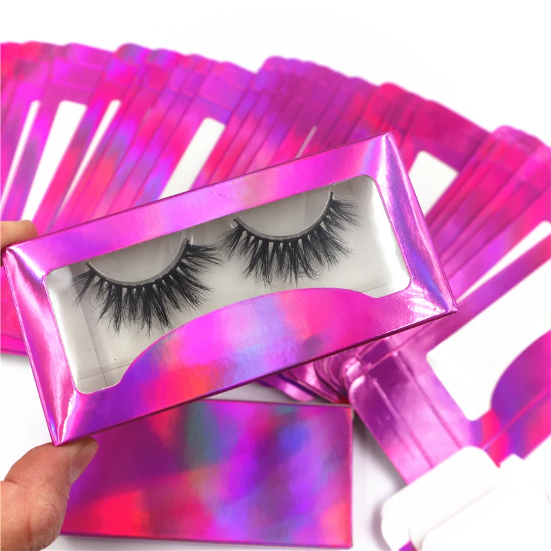 

Новые бумажные коробки для ресниц, оптовая продажа, мягкая картонная упаковка для ресниц, объемный Пользовательский логотип, чехол для ресн...