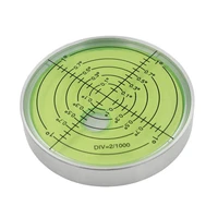 haccury big round circular level bubble with magnetic white shell green liquid diameter 60mm hight 10mm