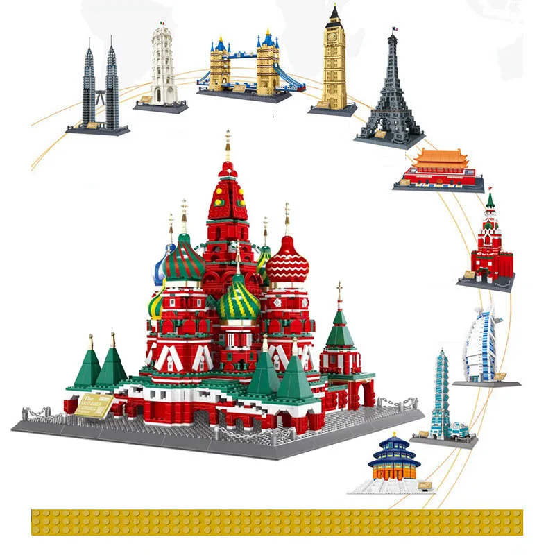 Конструктор архитектурный всемирно известный здание Святого базилика катадрала