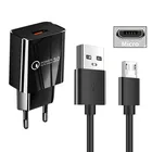 Микро-кабель USB Type-C для Samsung S20 FE A11 Meizu C9 X8 M10 HTC One M8 U11 Oppo Reno4 A33 F5 18 Вт Быстрая зарядка 3 А