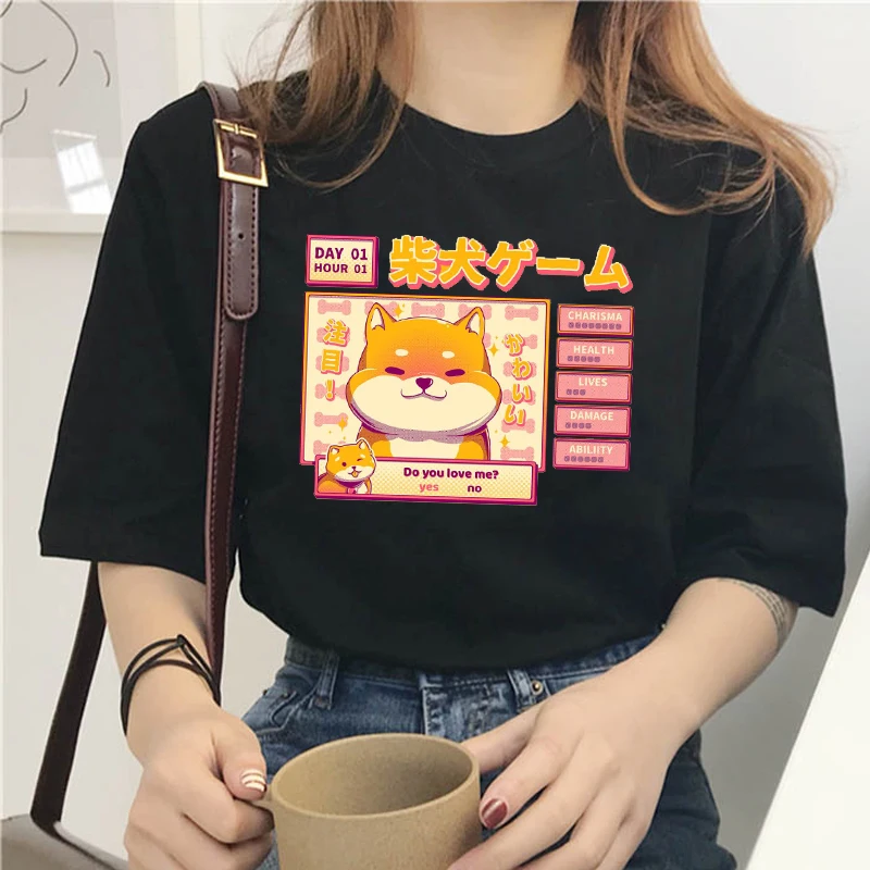 Kawaii милые Shiba Inu Doge футболка для мальчиков с короткими рукавами и принтом летнее