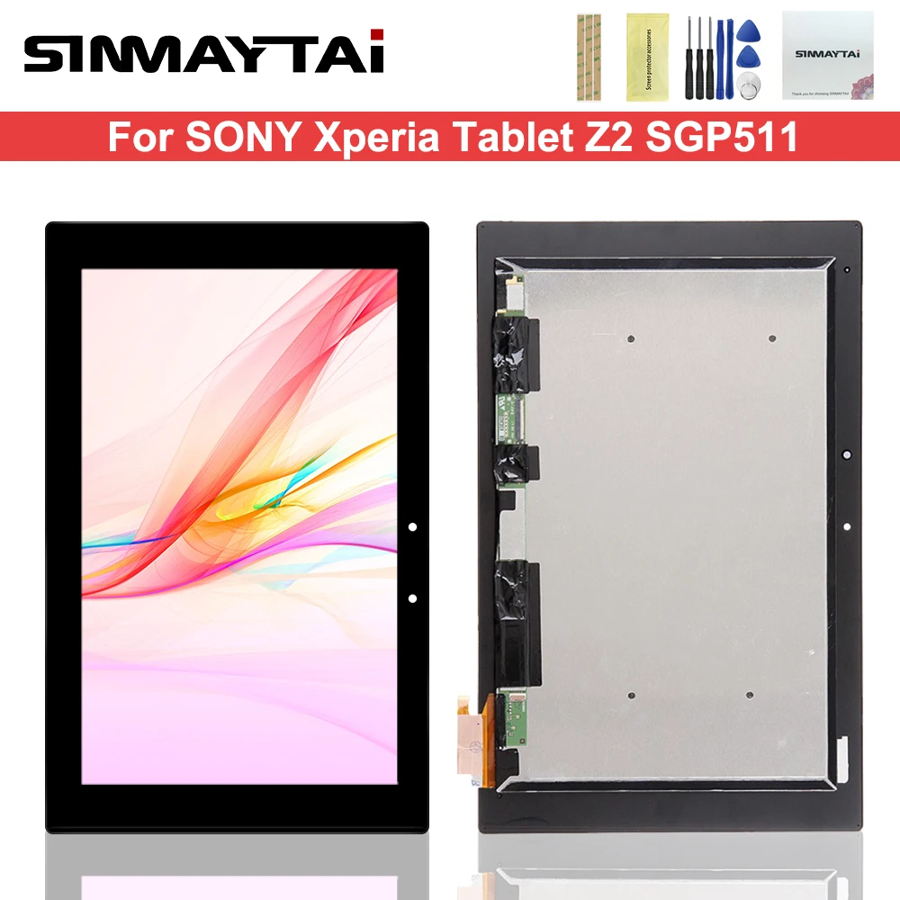 ЖК дисплей 10 1 дюйма + дигитайзер сенсорного экрана в сборе для Sony Xperia Tablet Z2 SGP511 SGP512