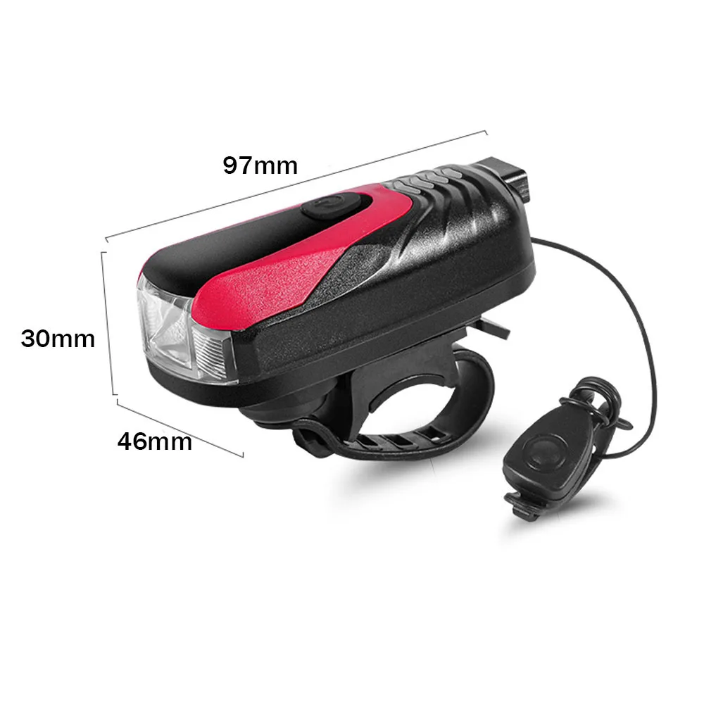 WEST BIKING USB 250 люмен велосипед светильник со звуковым сигналом светодиодный