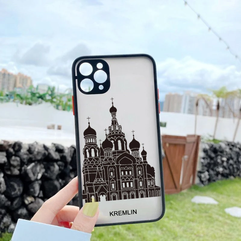 Чехол для телефона с Кремлем Российской Федерации iPhone 11 Pro Max X XS XR 7 8 6 6S Plus SE 2 2020