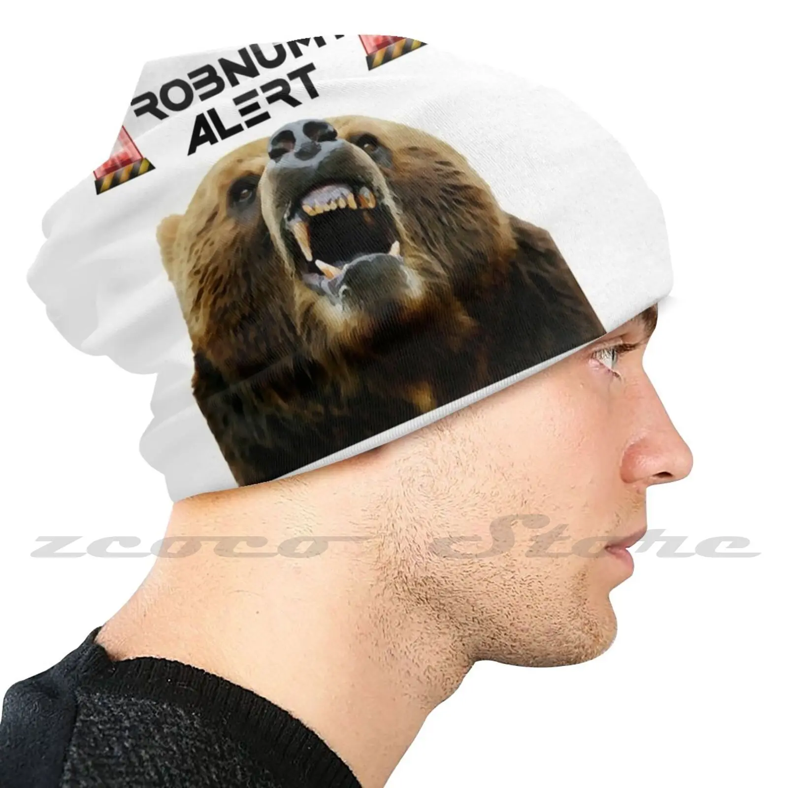 

The Great Bear Prophet-Robnum1 Adult Kids Knit Hat Hedging Cap Outdoor Sports Breathable Investing Stocks Options