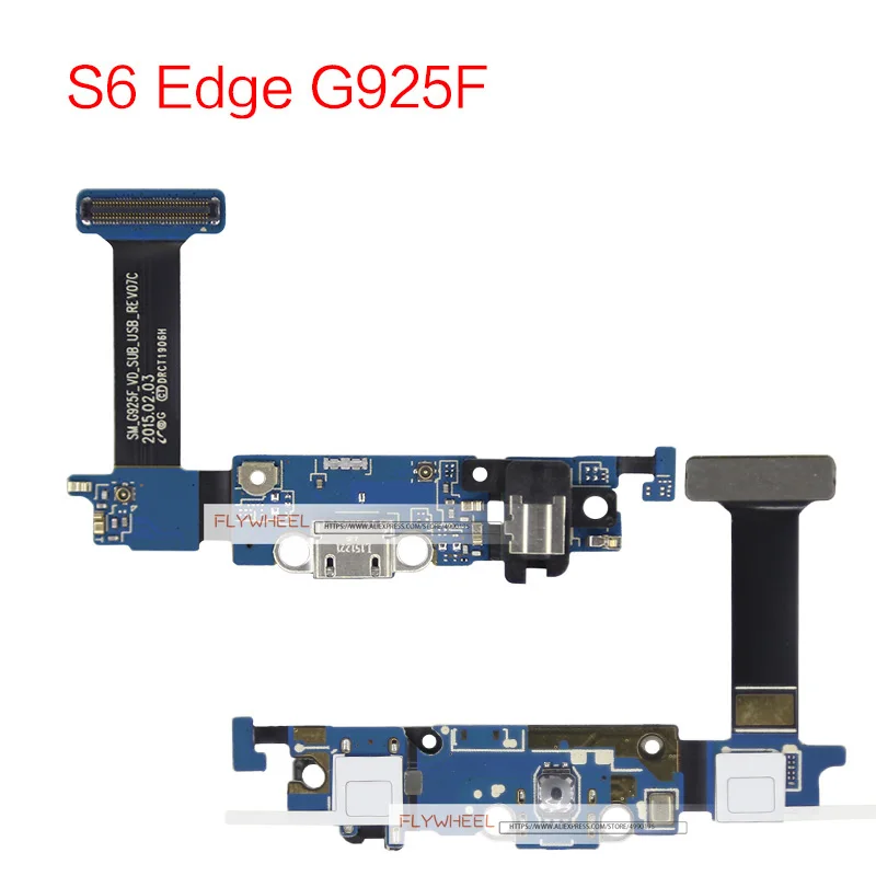 1 шт. для samsung Galaxy S6 S7 Edge Plus 920F G9280 G928F G930F G935F зарядное устройство зарядный порт док-станция Micro USB разъем гибкий кабель