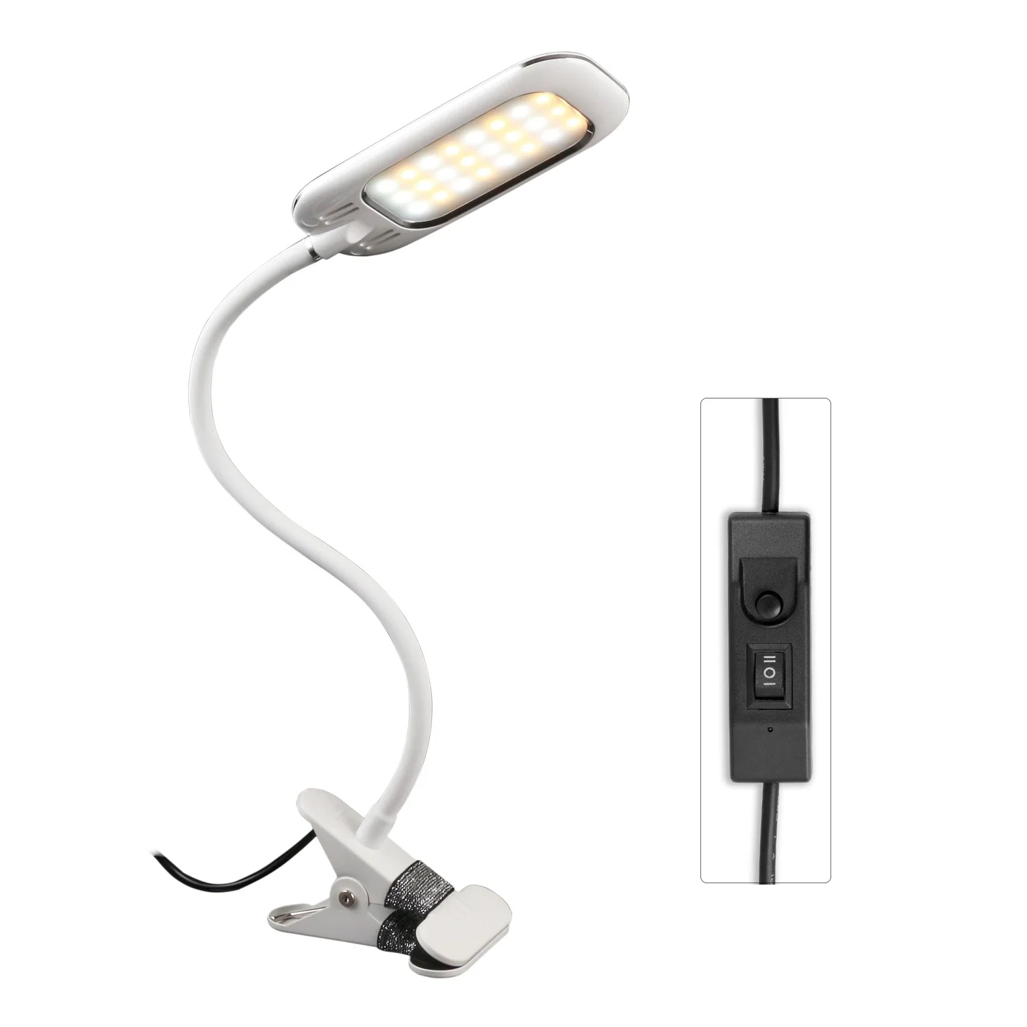 구매 USB 플러그인 Led 디밍 색상 혼합 클립 테이블 램프, 5W 하이라이트 독서 책상용 램프
