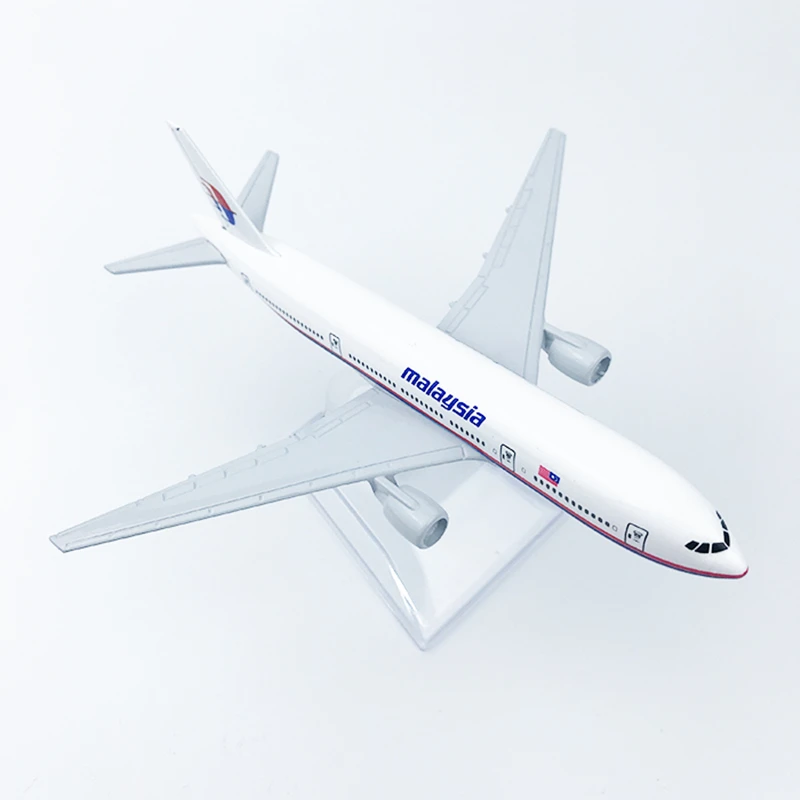 Модель самолета из сплава 16 см модель Боинг 777 авиакомпании B777 коллекционный