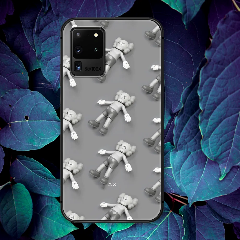

Kaw Trend Brand Art Phone Case For Samsung Galaxy Note S 8 9 10 20 Plus E Lite Uitra black Shell Fashion Cell Trend Waterproof