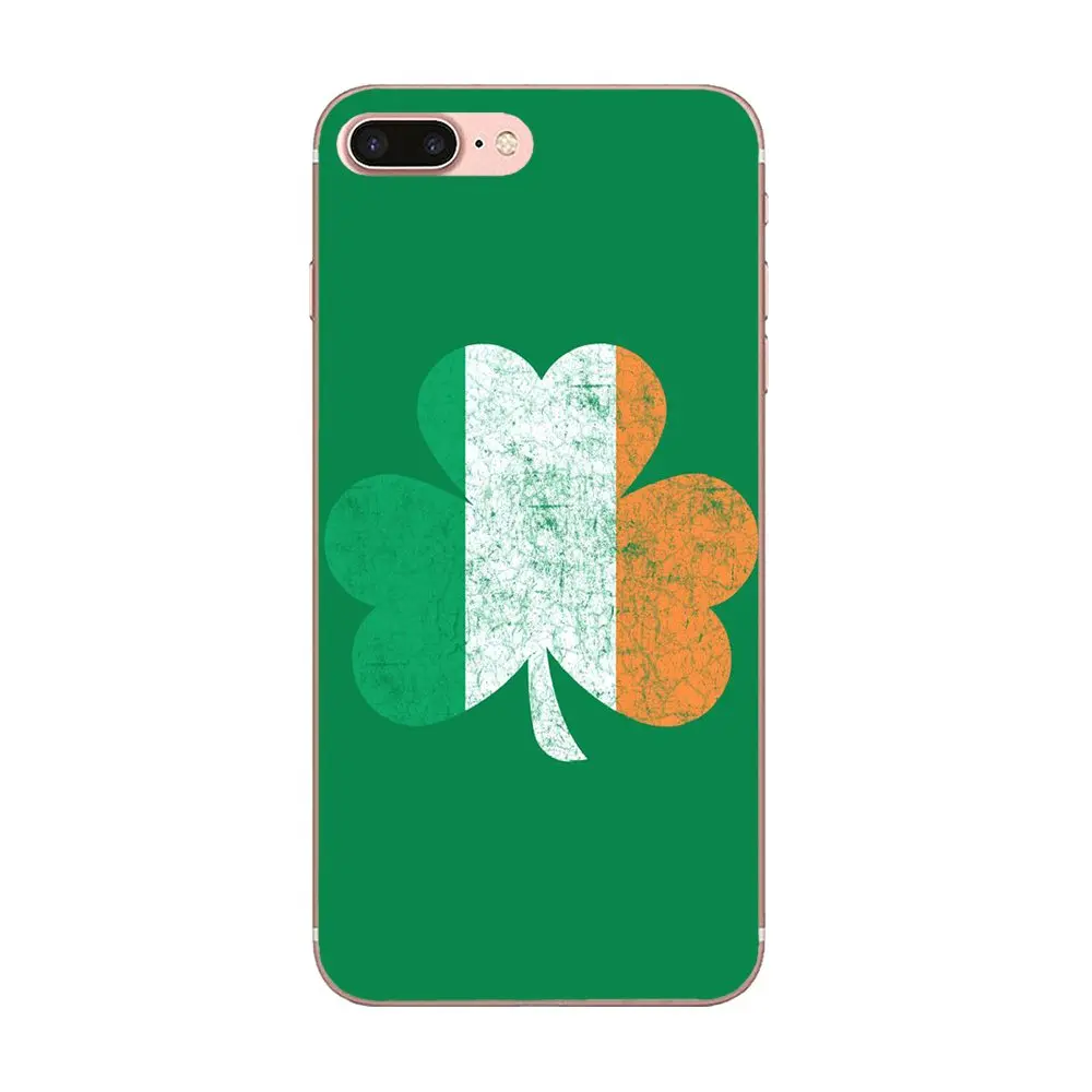 Lucky Irish флаг с клевером для Galaxy A3 A5 A7 A8 A9 A9S On5 On7 Plus Pro Star 2015 2016 2017 2018 милый блочный