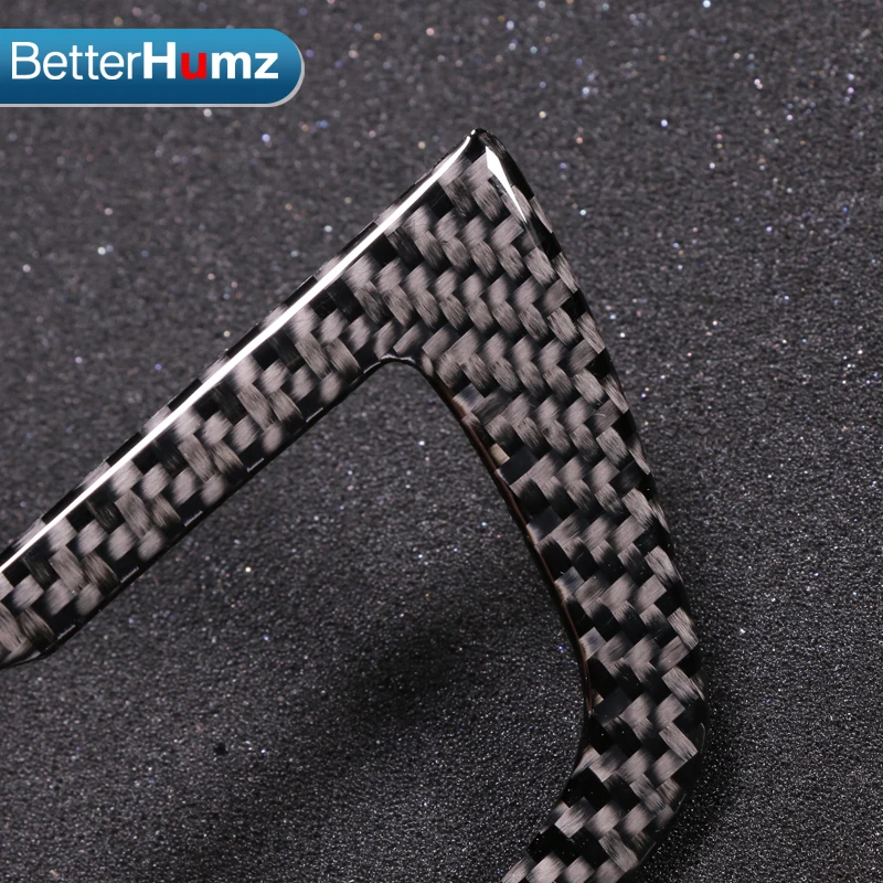 BetterHumz наклейка из углеродного волокна на рамку переключателя фары для BMW G30 5