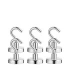 Сверхмощный магнитный крюк D16 мм, сильный неодим крюк-магнит для дома, кухни, рабочего места и т. д., 80 фунтов, упаковка из 4 шт.