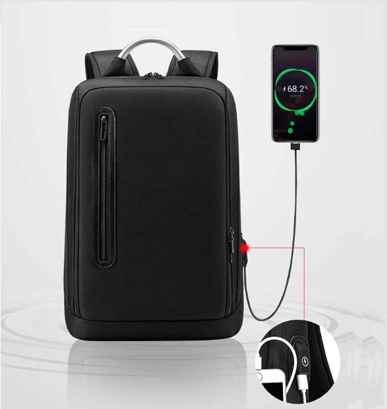 eurcool business fashion laptop backpack mens 13 14 15 6 inch office mens backpack light bag with usb charging port mochila free global shipping