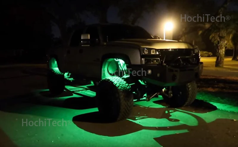 Светодиодные горные фонари водонепроницаемые для Тойота FJ Cruiser светодиодный автомобиль шасси свет светодиодный Рок свет многоцветный неоновый светодиодный фонарь комплект